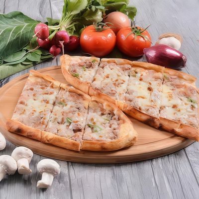 Kuşbaşılı Kaşarlı Pide (Açık)