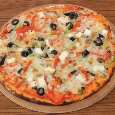 Akdeniz Pizza (Orta)