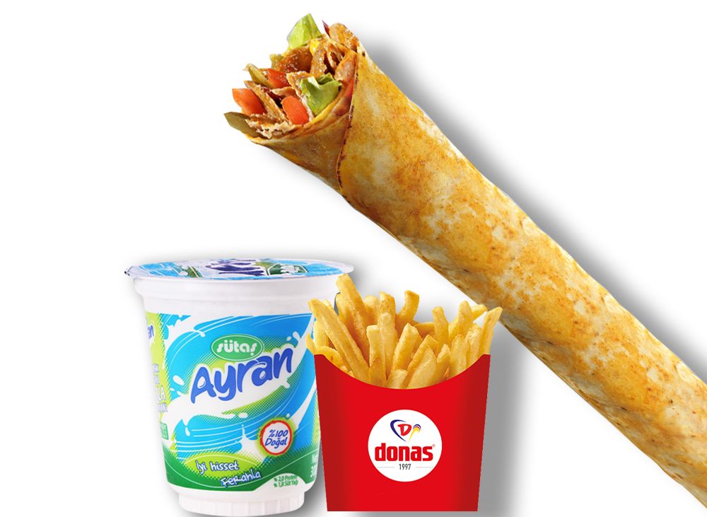Donas Zurna Et Döner Dürüm Menü 1