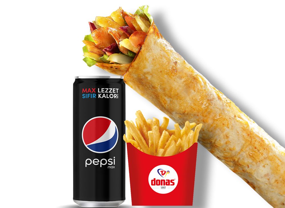 Donas Zurna Tavuk Döner Dürüm Menü 2