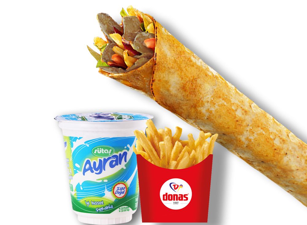 Donas Special Et Döner Dürüm Menü 1