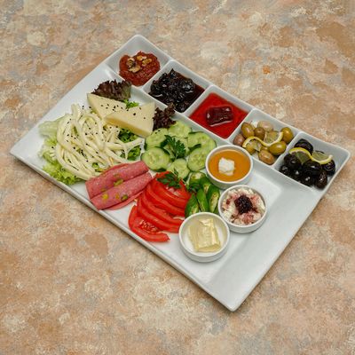 Double Kahvaltı Tabağı