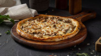 Mantarlı Kaşarlı Pide