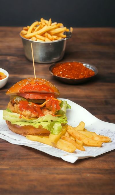 The Sweet Chili Souce Kentucky Burger