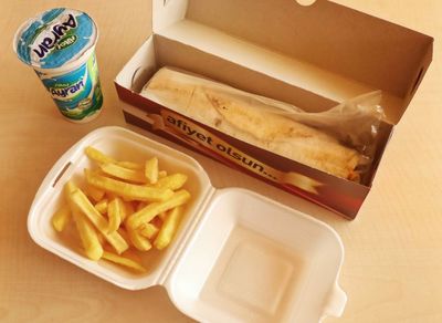 5'li Et Döner Dürüm (Large) Menü