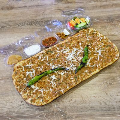 Kıymalı Kaşarlı Pide (Açık)