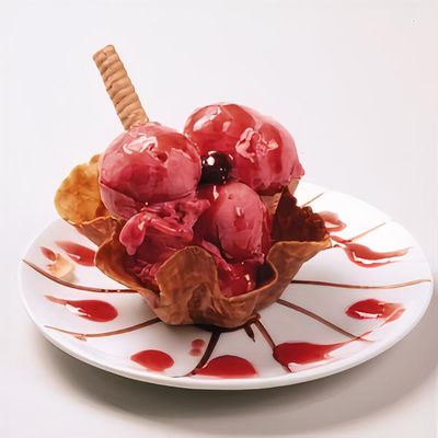 Frambuazlı Dondurma (1 Top)