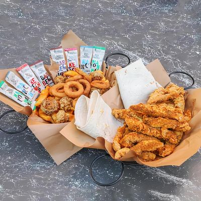 Cajun Süper 3’lü Menü (2 Kişilik)