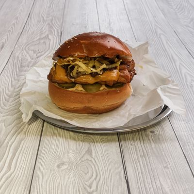 Barbekü Tavuk Burger