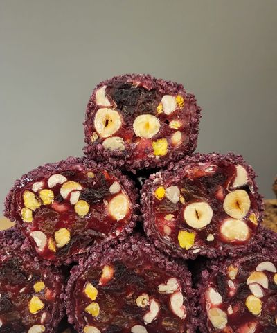 Sarma Karışık Çerezli Vişneli Pirinç Patlaklı Lokum (500 gr.)