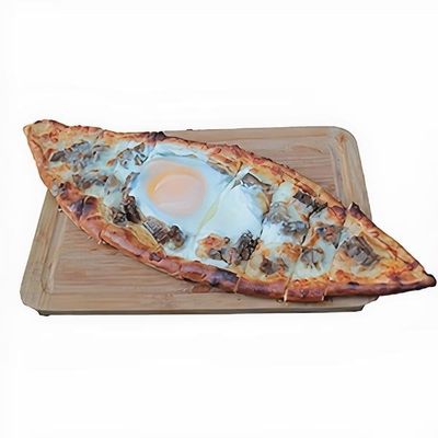Kuşbaşılı Yumurtalı Pide