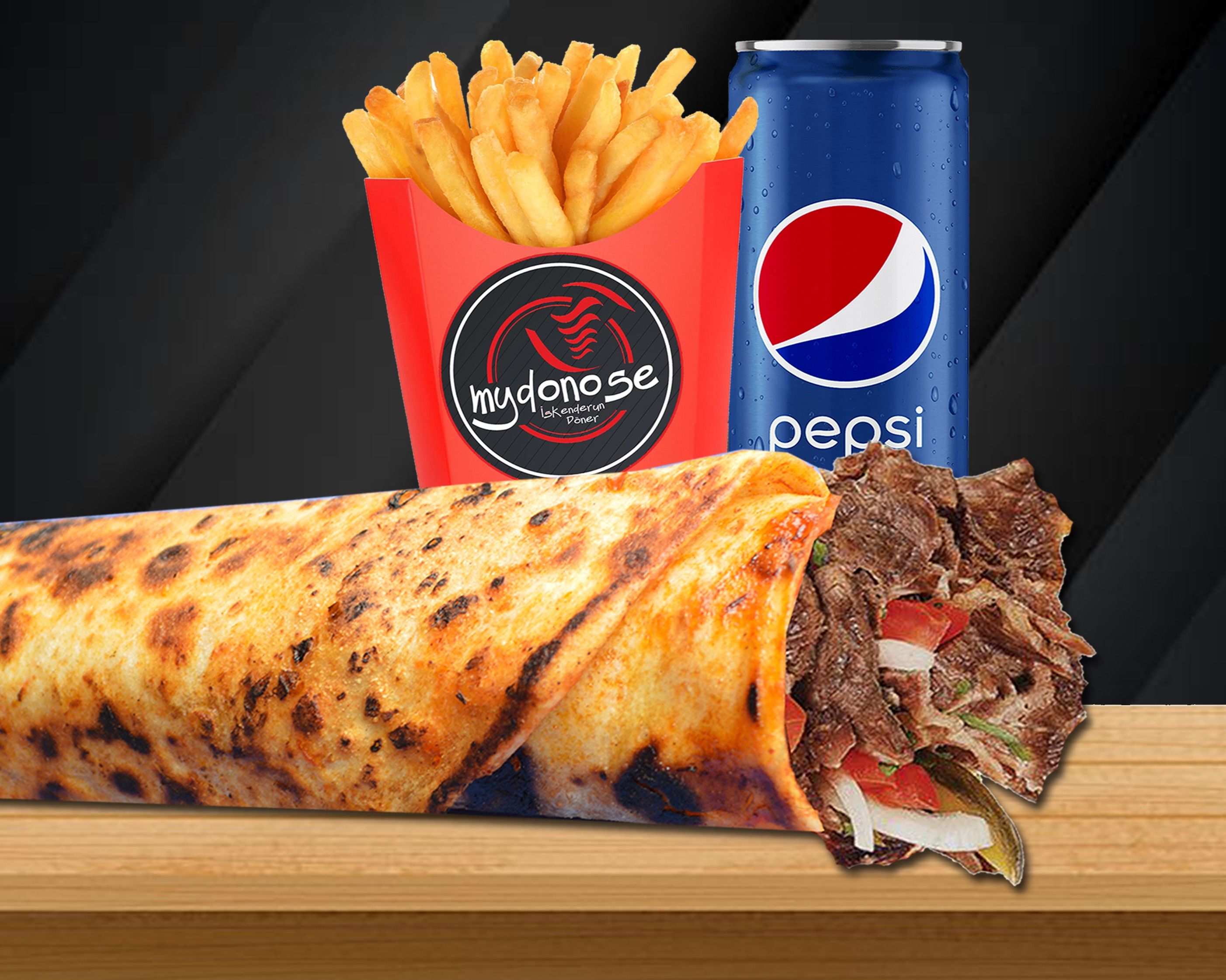 Antalya Et Döner Dürüm Kutu İçecek Menü görseli