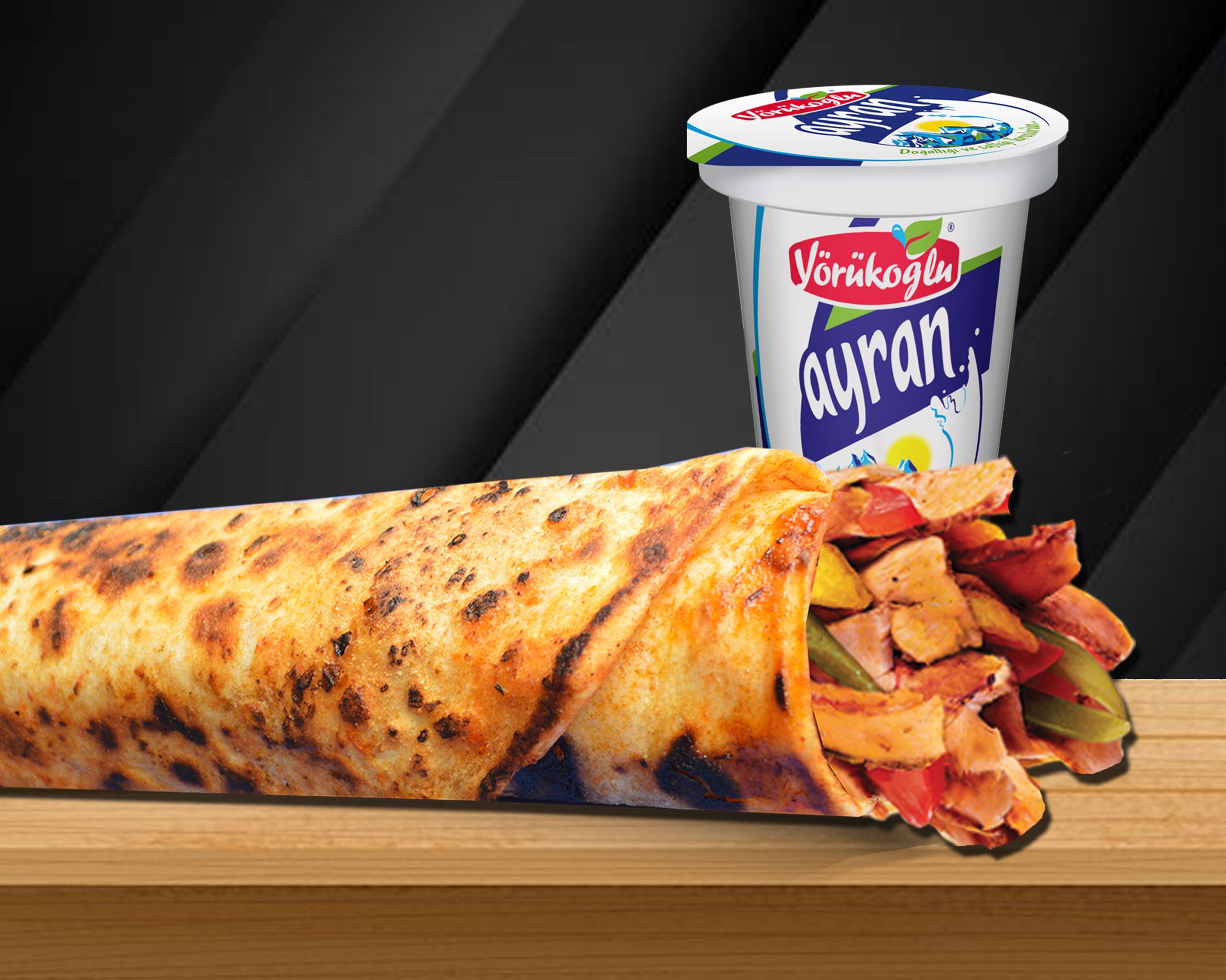 Antalya Avantajlı Tavuk Döner Dürüm Menü görseli