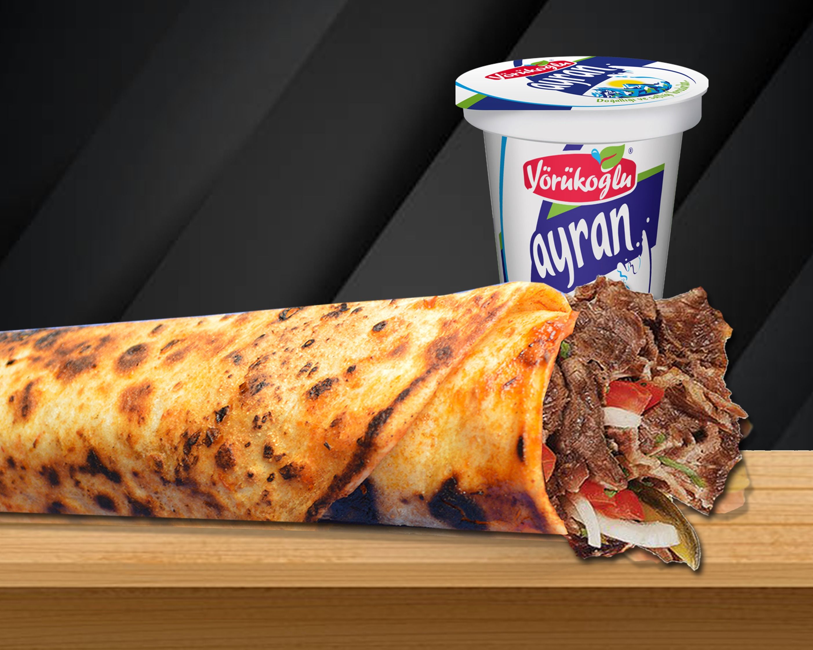 Antalya Avantajlı Et Döner Dürüm Menü görseli