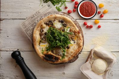 Mantarlı Pizza (Orta) (8 Dilim)