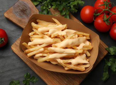 Cheddar Soslu Patates Kızartması