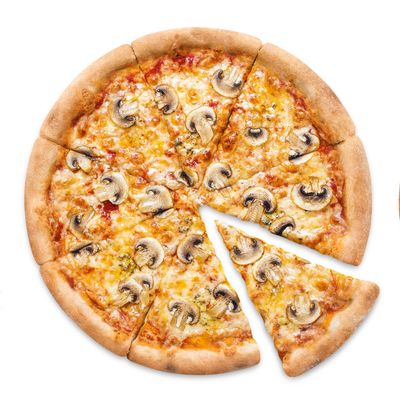 Mantarlı Kaşarlı Pizza