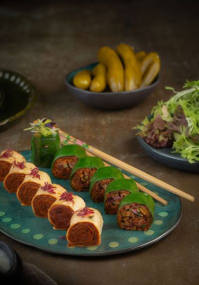 Sushi Roll  Çiğ Köfte & Yeşil Sushi Roll  Çiğ Köfte (12 Adet)