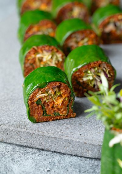 Yeşil Sushi Roll Çiğ Köfte (8 Adet)