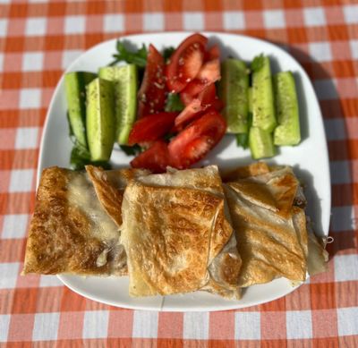 Kıymalı Kaşarlı Gözleme