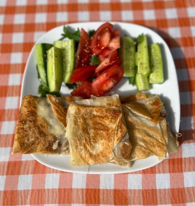 Ispanaklı Kaşarlı Gözleme