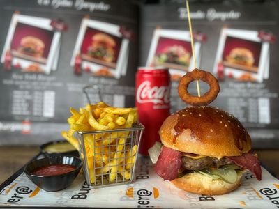 Pastırmalı Burger Menü