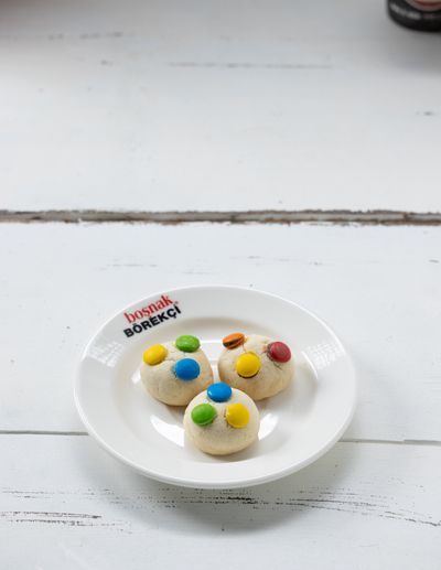 Beyaz Bonibonlu Kurabiye (250 gr.)