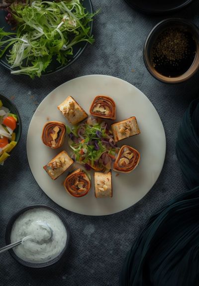 California Sushi Roll Çiğ Köfte (8 Adet)