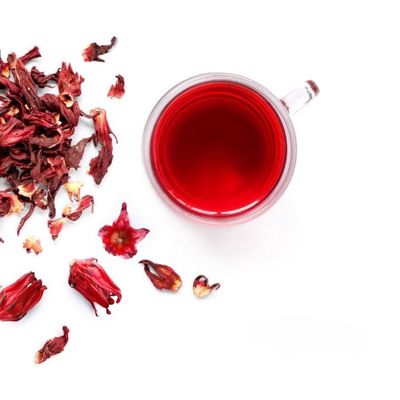 Hibiscus Passion Blueberry Bubble Tea