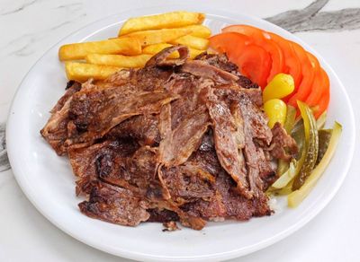 Double Pilav Üstü Et Döner