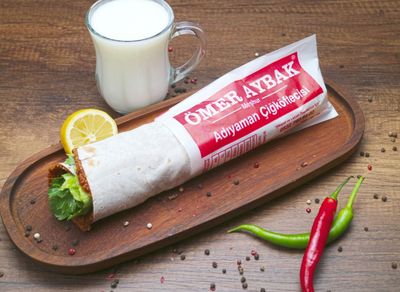 Doritoslu Double Çiğ Köfte Dürüm
