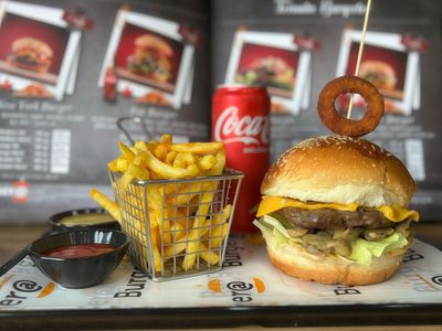 Garlic Mushroom Burger (150 gr.) Menü
