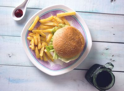 Sweet Chili Chicken Burger Menü