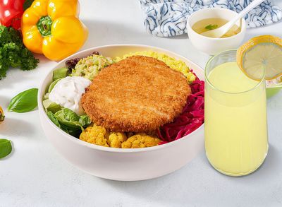 Schnitzel Bowl Menü