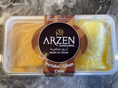 Çilekli & Limonlu Dondurma (500 gr.)