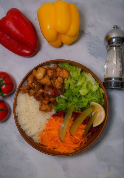 Meksika Soslu Tavuk Bowl Kase