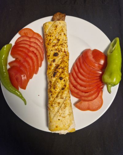 Kaşarlı Tavuk Şiş Dürüm