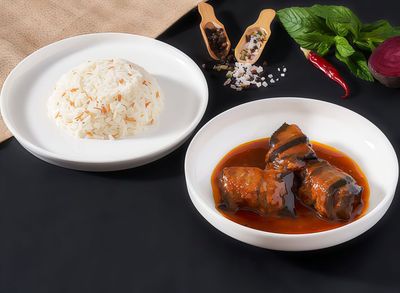 İslim Köfte ve Tereyağlı Pirinç Pilavı