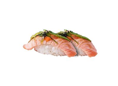 Hot salmon nigiri (2 Adet)