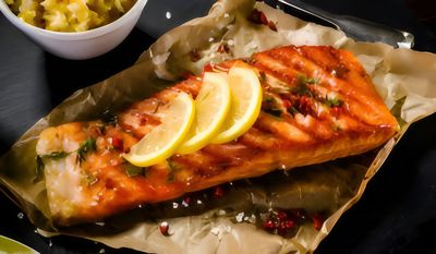 Izgara Karadeniz Somon (1 Kişilik)