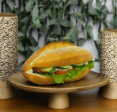 Somun Ekmek Kaşar Peynirli Sandviç