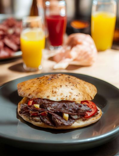 Special Trüflü Mayonez Soslu Tombik Et Döner