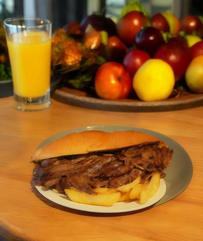 Ekmek Arası Bbq Soslu Et Döner