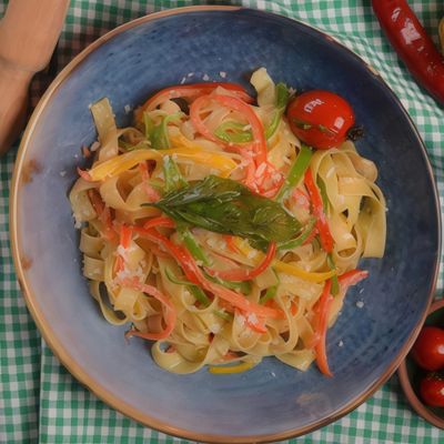 Sebzeli Fettuccine