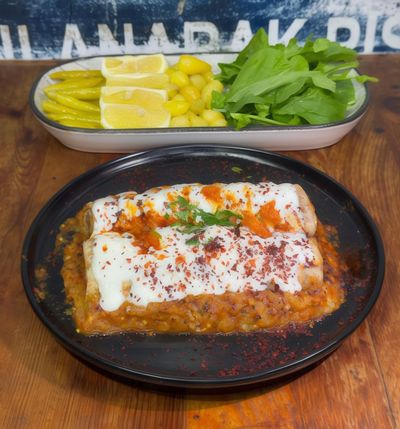 Patlıcanlı Yoğurtlu Et Tantuni