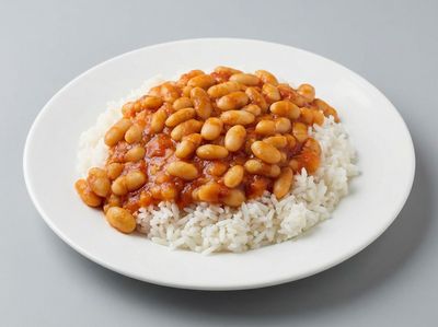 Kuru Fasulyeli & Nohutlu Pilav