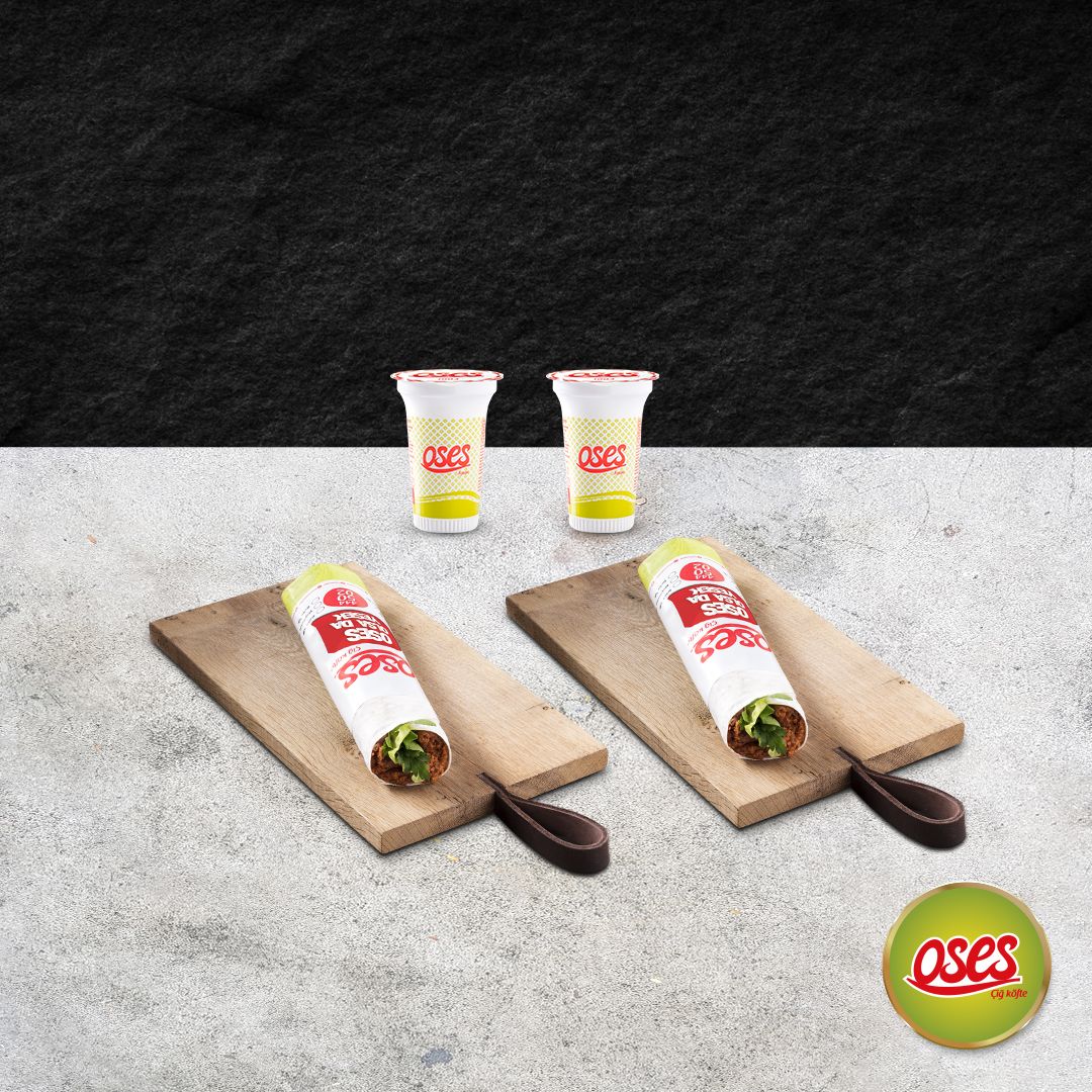 2'li Çiğ Köfte Dürüm Menü