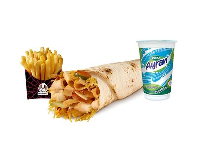 Dürüm Tavuk Döner (80 gr.) Menü