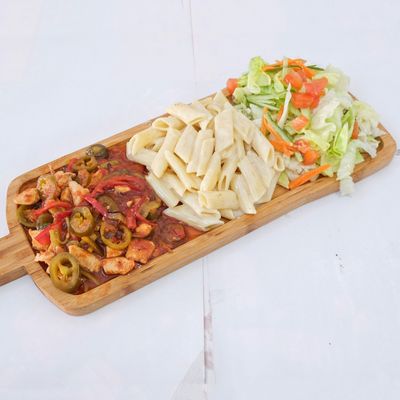 Acı Soslu Mantarlı Tavuk