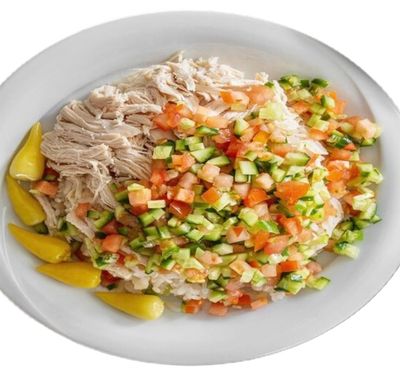 Tavuk Pilav Üstü Salata